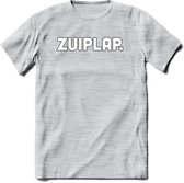Zuiplap T-Shirt | Bier Kleding | Feest | Drank | Grappig Verjaardag Cadeau | - Licht Grijs - Gemaleerd - L