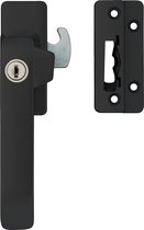 AXA Veiligheidsraamsluiting modern (model 3329) Zwart: met cilinderslot links SKG*