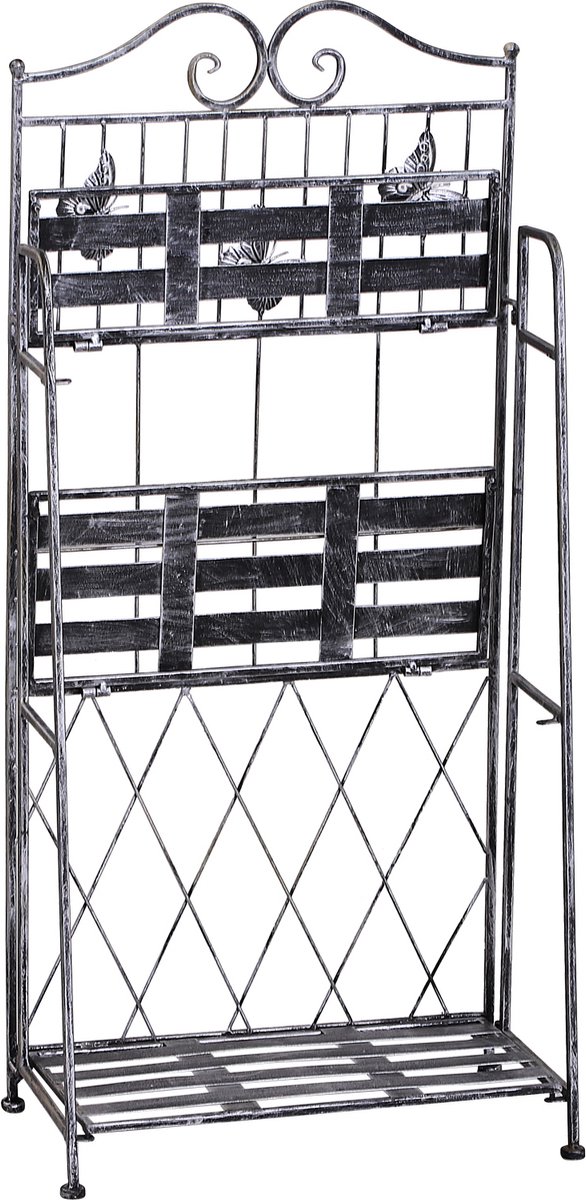 Outsunny Plantenetagere Bloementrap Plantenrek Bloemenbank Standaard 3 Trappen Vurenhout 845 115n