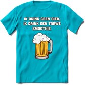 Tarwe Smoothie T-Shirt | Bier Kleding | Feest | Drank | Grappig Verjaardag Cadeau | - Blauw - 3XL