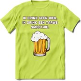 Tarwe Smoothie T-Shirt | Bier Kleding | Feest | Drank | Grappig Verjaardag Cadeau | - Groen - XL