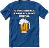 Tarwe Smoothie T-Shirt | Bier Kleding | Feest | Drank | Grappig Verjaardag Cadeau | - Donker Blauw - S