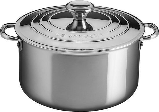 Le Creuset RVS PLUS kookpan 18cm 2,8l