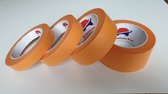 Washi tape 816 oranje fine line UV bestendig 25 mm