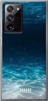 6F hoesje - geschikt voor Samsung Galaxy Note 20 Ultra -  Transparant TPU Case - Lets go Diving #ffffff