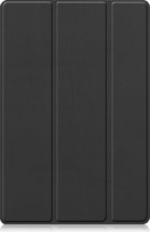 Samsung Tab A8 Hoesje Case Zwart - Samsung Tab A8 Hoes Hardcover Hoesje Zwart Bookcase