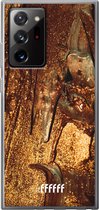6F hoesje - geschikt voor Samsung Galaxy Note 20 Ultra -  Transparant TPU Case - Lets go Gold #ffffff
