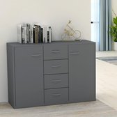 Decoways - Dressoir 88x30x65 cm spaanplaat grijs