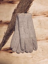 Winter Handschoenen - Dames - Verwarmde - Helder wit