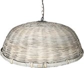 Hanglamp riet grijswit l 215002207