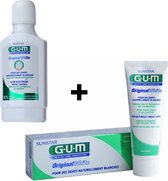 GUM Original White Voordeelpakket - Mondwater + Tandpasta