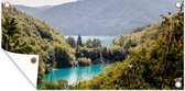 Tuinposter Het prachtige landschap van het Nationaal park Plitvicemeren - 80x40 cm - Wanddecoratie Buiten - Tuinposter - Tuindoek - Schuttingposter - Tuinschilderij