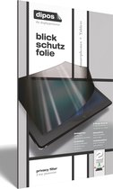 dipos I Blickschutzfolie klar kompatibel mit Gigaset  GS5 Achterkant Sichtschutz-Folie Display-Schutzfolie Privacy-Filter (expres kleiner dan het glas omdat het gebogen is)