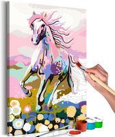 Doe-het-zelf op canvas schilderen - Fairytale Horse.