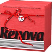 Renova Papieren servetten Red Label, rood, 2 x 70 stuks