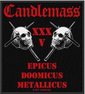 Candlemass Patch Epicus 35th Anniversary Zwart