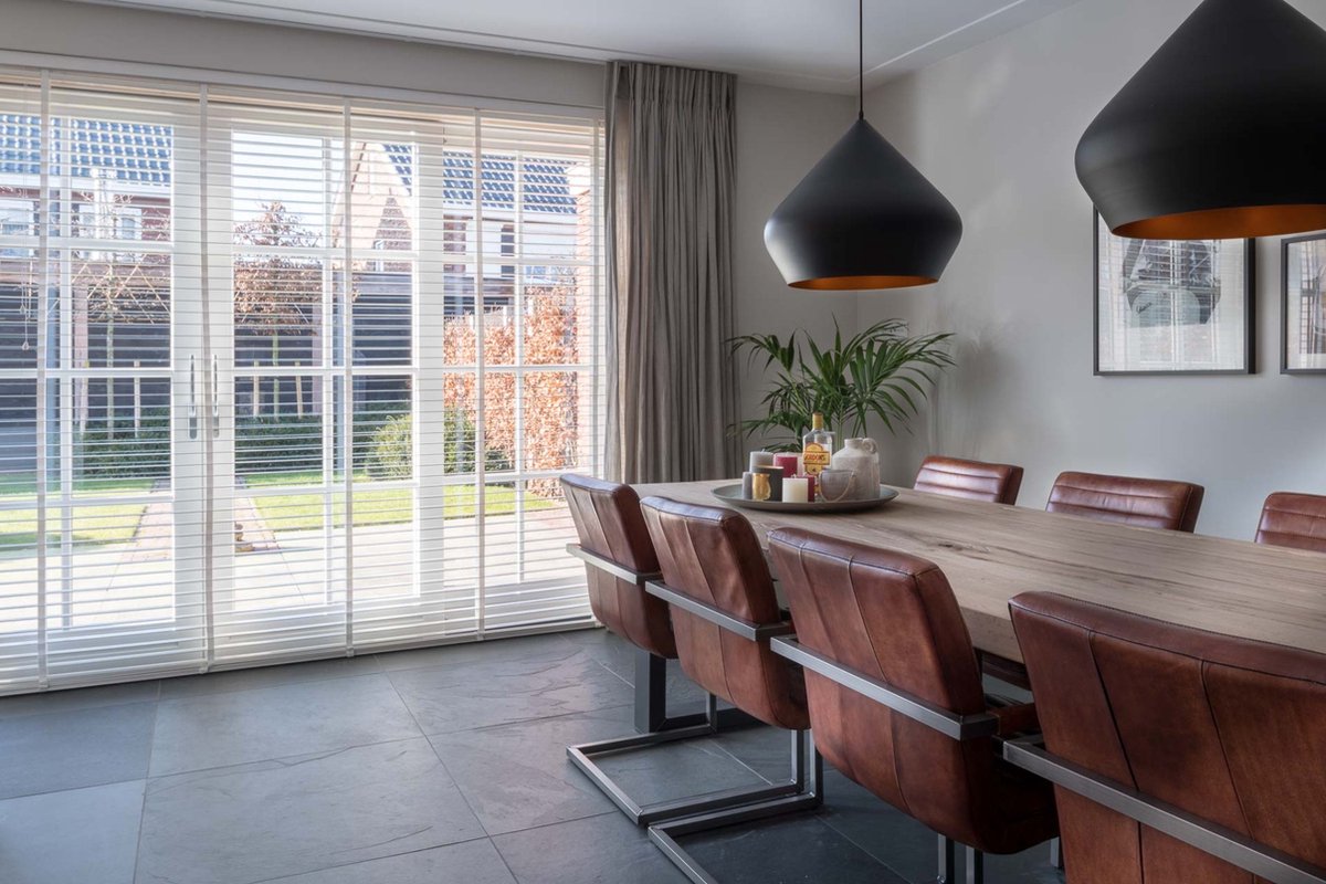 Dutchblinds® Houten Jaloezieën - 50mm - Wit - 260 x 175 cm - Breedtematen van 40 t/m 300 cm