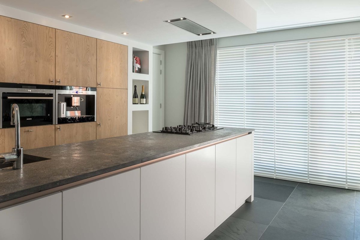 Dutchblinds® Houten Jaloezieën - 50mm - Wit - 50 x 250 cm - Breedtematen van 40 t/m 300 cm