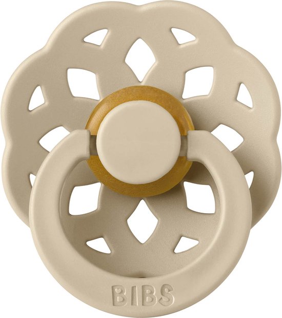 BiBS - Boheme Pacifier - Stage 2 Fopspeen - 2 stuks - Vanilla / Peach van BIBS — afbeelding 3