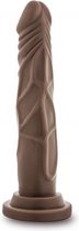 Dr Skin - Dr. Skin - Realistische Dildo Met Zuignap 19 cm - Chocolate - Dildo - Vibrator - Penis - Penispomp - Extender - Buttplug - Sexy - Tril ei - Erotische - Man - Vrouw - Peni