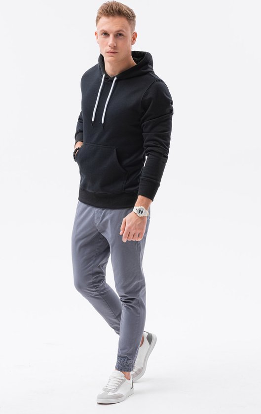 Ombre - sweat à capuche pour hommes noir - basique