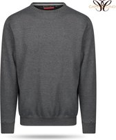 Cappuccino Italia - Heren Sweaters Sweater Antraciet - Grijs - Maat M