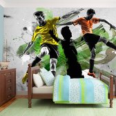 Fotobehang - Soccer stars.