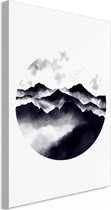 Schilderij - Mountain Landscape (1 Part) Vertical.