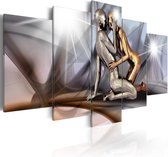 Schilderij - Gold couple.