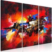 Schilderij - Colours of Childhood (3 Parts).