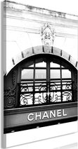 Schilderij - Chanel (1 Part) Vertical.