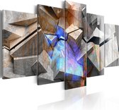 Schilderij - Abstract Cubes.