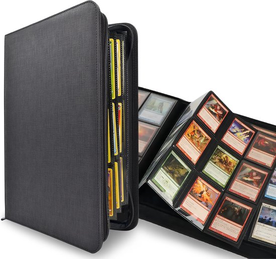 JXAXD Verzamelalbum voor kaarten, 50 pagina's, capaciteit 400 JXAXD Verzamelalbum voor kaarten, 50 pagina's, capaciteit 400