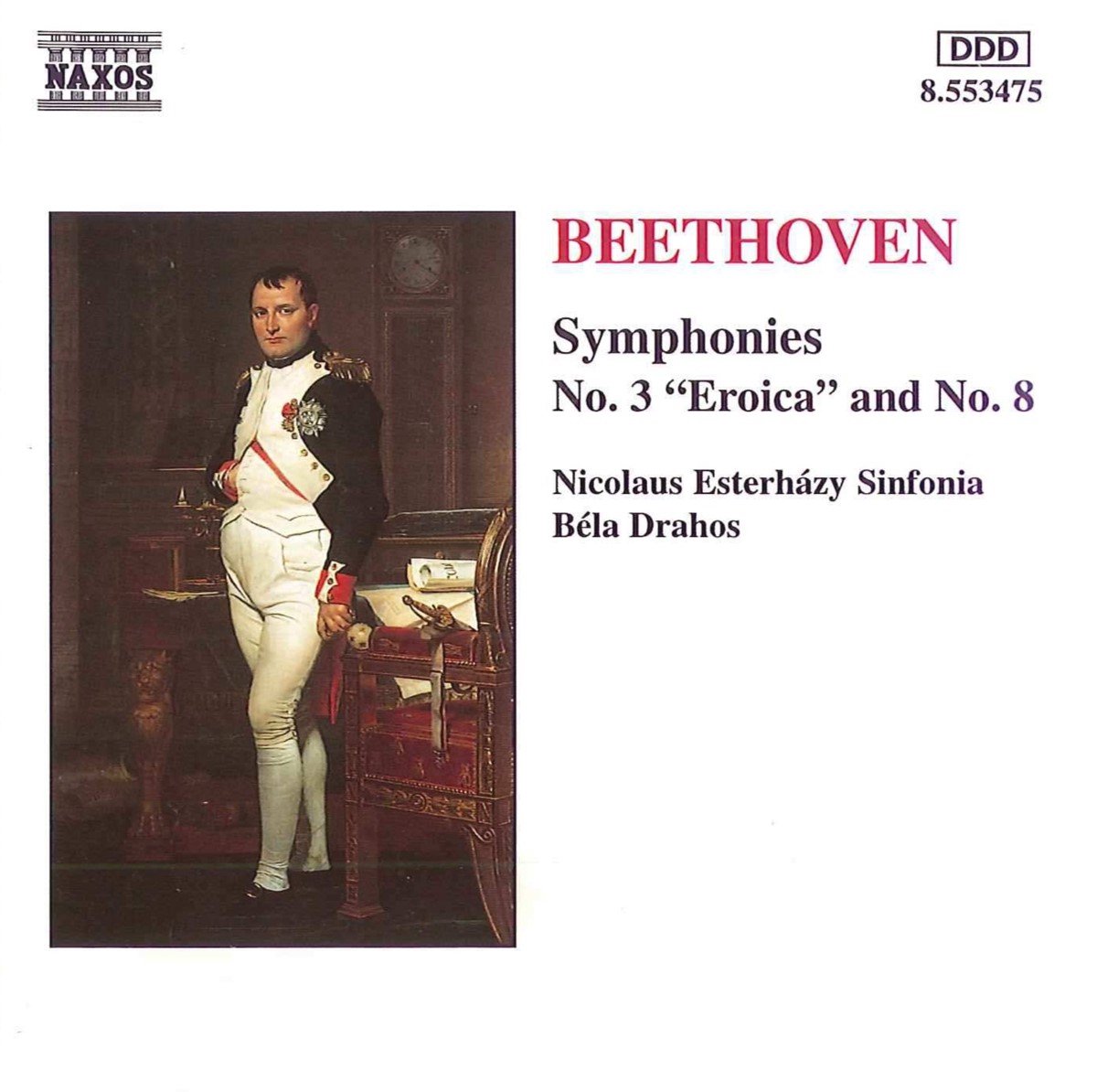 Nicolaus Esterhazy Sinfonia - Beethoven: Symphonies Nos. 3 & 8 (CD)