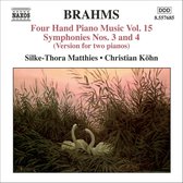 Silke-Thora Matthies & Chritian Köhn - Brahms: 4 Hands Piano Music Volume 15 (CD)