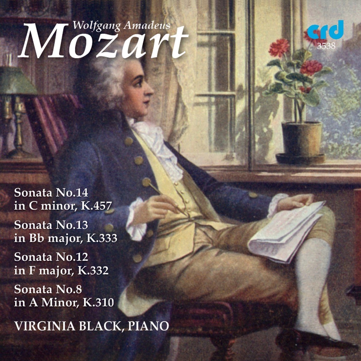 Virginia Black - Mozart: Sonatas No. 14. No. 13, No. 12 & No. 8 (CD)