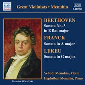 Yehudi and Hephzibah Menuhin - Sonata Nr.3 / Sonata In A Major (CD)