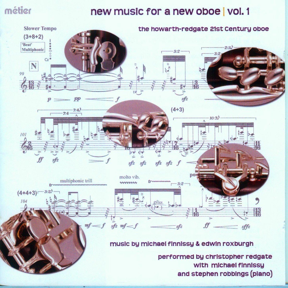 Christopher Redgate, Michael Finnissy, Stephen Robbings - New Music For Oboe Volume 1 (CD)