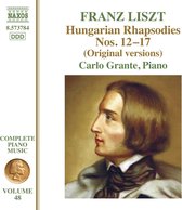 Carlo Grante - Hungarian Rhapsodies N 12-17 (Original Versions) (CD)