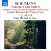 Aquarius, Marc Michael De Smet - Schumann: Romances & Ballads (CD)