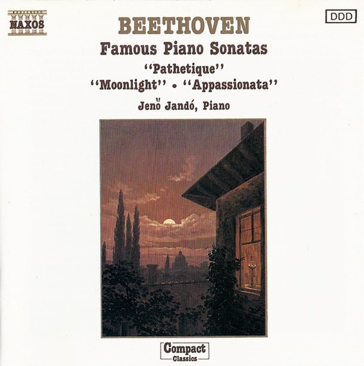 Jenö Jandó - Beethoven: Famous Piano Sonatas Vol. 1 (CD)