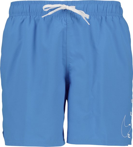 Foto: Nike swim swoosh break 5 volley heren zwembroek photo blue maat m