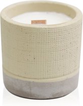 Soy Wax Geurkaars Betonnen Pot - Koffie - 7x7.5x7.5cm - 30 Branduren