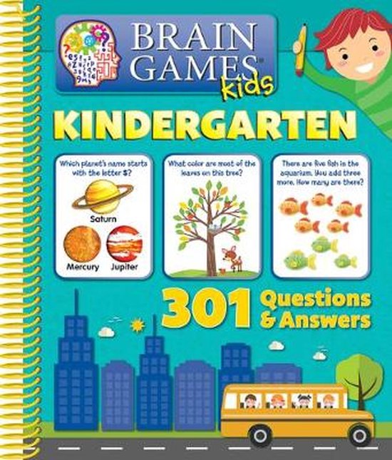 Brain Games for Kids Kindergarten, Pi Kids 9781503735453 Boeken