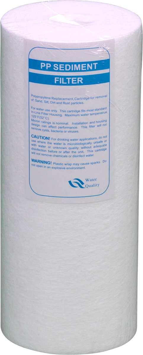 PP - Polypropyleen drinkwater filter patroon 10inch/25cm - 20 micron