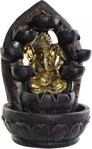 Home Decor - Fontein Olifant - Tuinfontein - 2 stuks - Waterfontein - Inclusief LED verlichting - Voor binnen en buiten - Indiaas design - Grijs