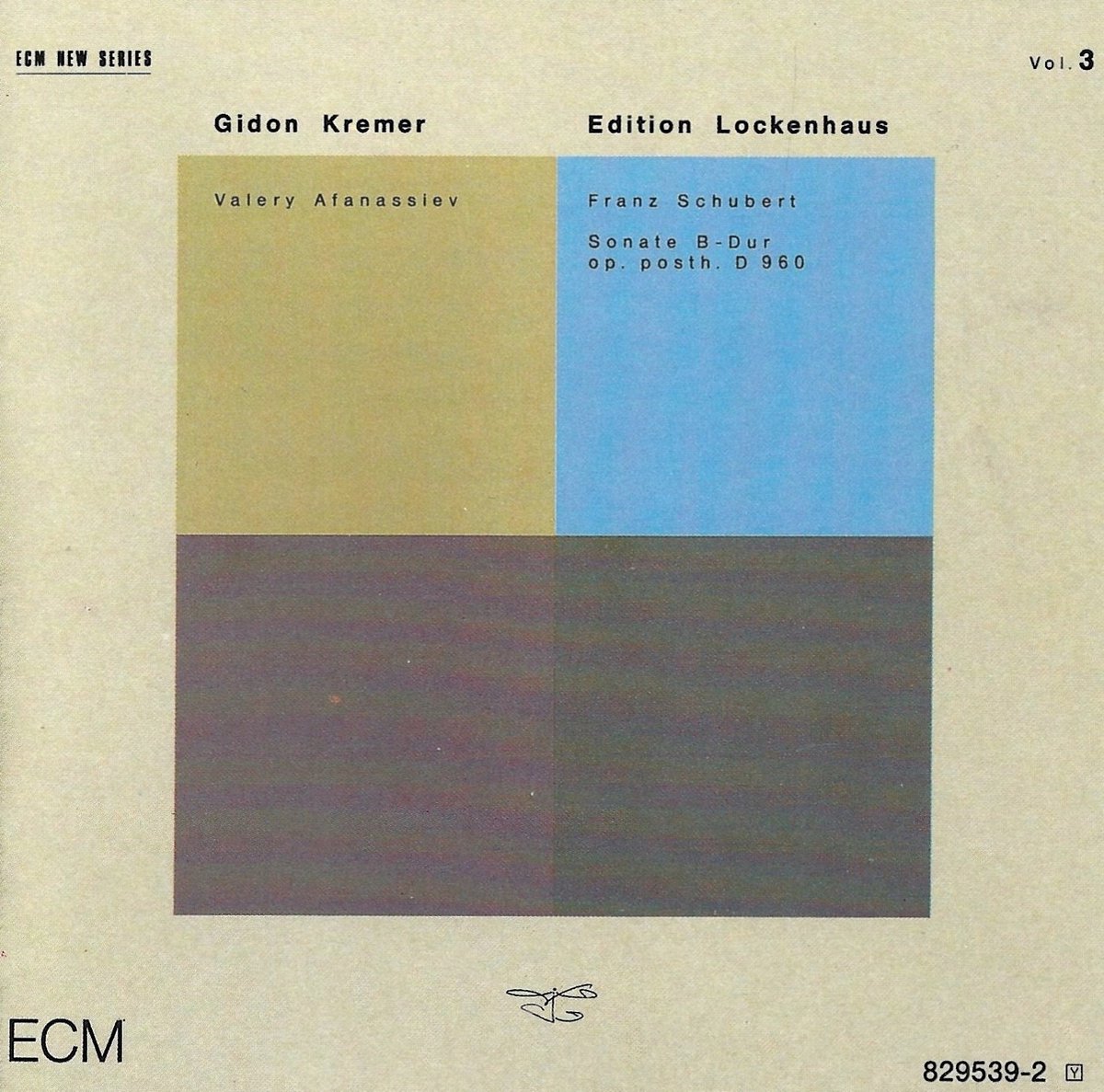 Gidon Kremer - Edition Lockenhaus Vol. 3