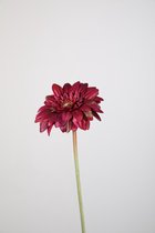 Kunstbloem - Gerbera - topkwaliteit decoratie - 2 stuks - zijden bloem - Paars - 47 cm hoog