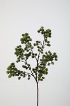 Kunsttak - dennentak - topkwaliteit decoratie - 2 stuks - zijden tak - Groen - 74 cm hoog