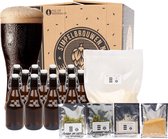 SIMPELBROUWEN® - Bottelset - Thuisbrouwpakket - 12 Beugelflessen + Ingrediëntenpakket STOUT bier